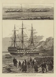 The Burning of the Training-Ship Goliath